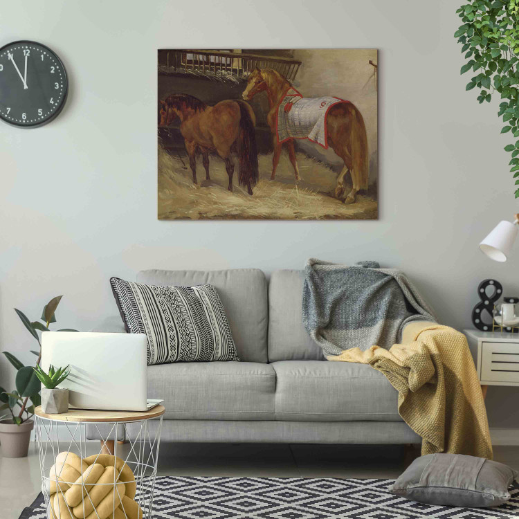 Canvas Horses in the Stables 157505 additionalImage 3