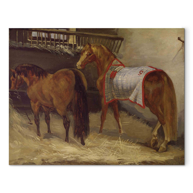 Canvas Horses in the Stables 157505