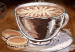 Canvas Coffee Variations (4-part) - beverages with inscriptions in retro motif 129315 additionalThumb 5