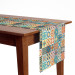 Table Runner Spanish arabesque - a motif inspired by patchwork-style ceramics 147315 additionalThumb 4