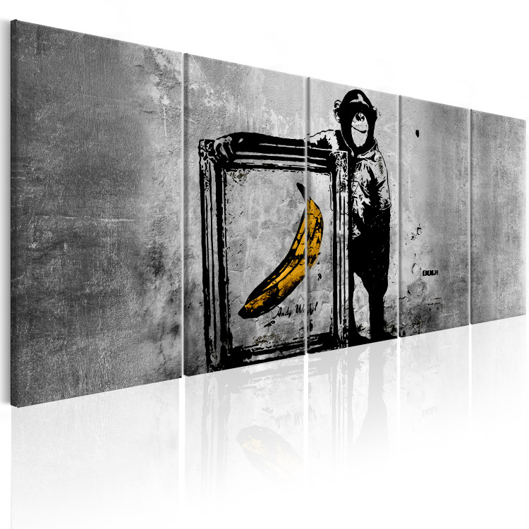 Canvas Banksy: Monkey with Frame 106525 additionalImage 2