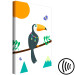 Canvas Toucan And Butterflies (1 Part) Vertical 123725 additionalThumb 6