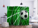 Room Divider Goool! II (5-piece) - soccer ball against a white net and turf 133325 additionalThumb 2