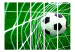 Room Divider Goool! II (5-piece) - soccer ball against a white net and turf 133325 additionalThumb 3