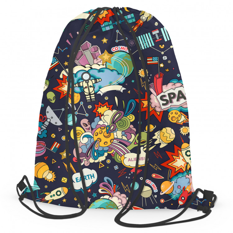 Backpack Cosmic adventure - composition with rockets, planets and astronauts 147625