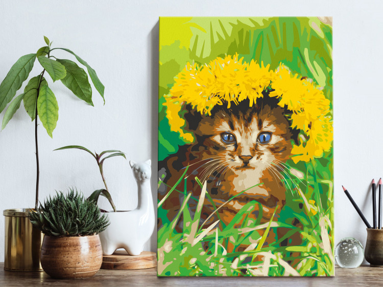 Paint by Number Kit Dandelion Cat 134535 additionalImage 2