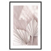 Poster Hot Morning - a summer composition with white leaves in a scandi boho style 136535 additionalThumb 10