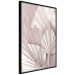 Poster Hot Morning - a summer composition with white leaves in a scandi boho style 136535 additionalThumb 5