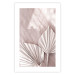 Poster Hot Morning - a summer composition with white leaves in a scandi boho style 136535 additionalThumb 11