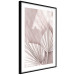 Poster Hot Morning - a summer composition with white leaves in a scandi boho style 136535 additionalThumb 3