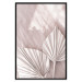 Poster Hot Morning - a summer composition with white leaves in a scandi boho style 136535 additionalThumb 20
