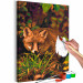 Paint by Number Kit Crouching Fox - Wild Animal against the Background of Grasses and Autumn Leaves 146535 additionalThumb 6