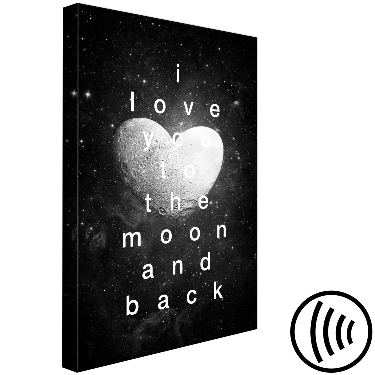 Canvas Moon Heart (1 Part) Vertical 125245 additionalImage 6