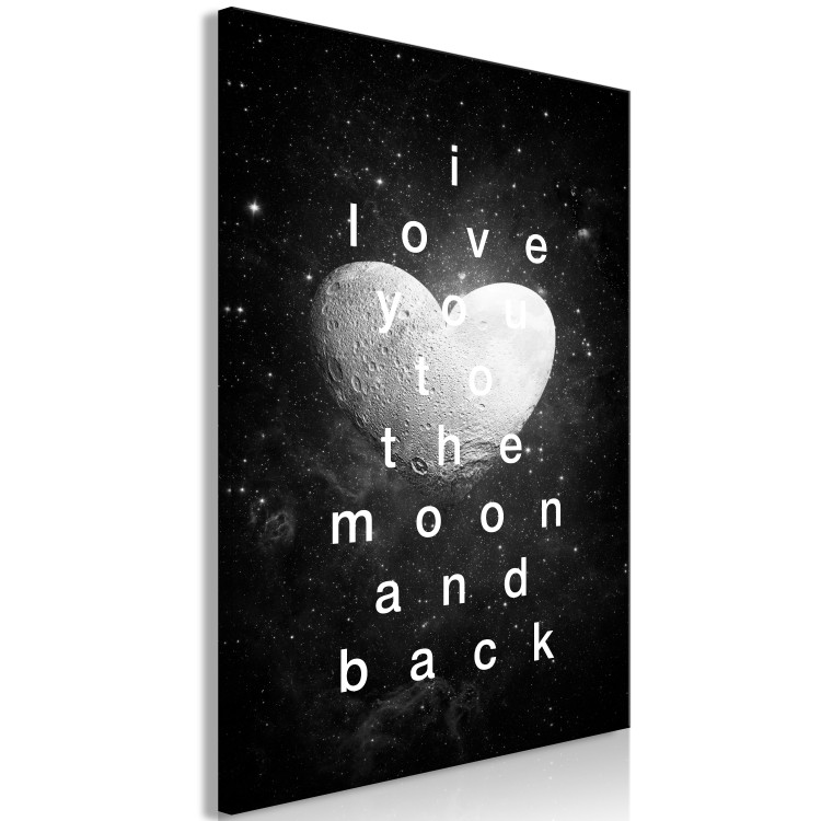 Canvas Moon Heart (1 Part) Vertical 125245 additionalImage 2