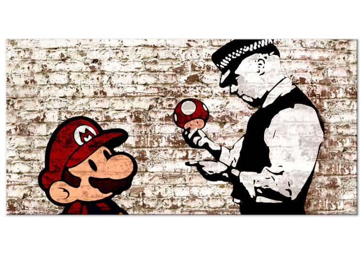Large Canvas Mario Bros: Torn Wall II [Large Format] 137545