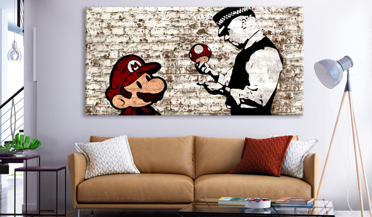Large Canvas Mario Bros: Torn Wall II [Large Format] 137545 additionalImage 3