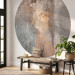 Round wallpaper Concrete Wall - Decorative Textural Plaster in Gray Colors 151445 additionalThumb 3