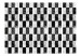 Room Divider Checkerboard II (5-piece) - black and white marble-like pattern 124155 additionalThumb 3