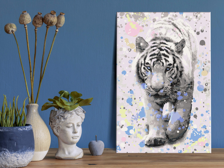 Paint by Number Kit White Tiger  128355 additionalImage 2