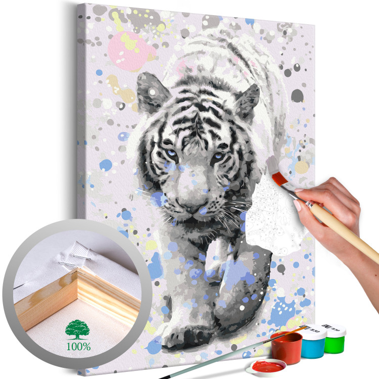 Paint by Number Kit White Tiger  128355