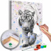 Paint by Number Kit White Tiger  128355