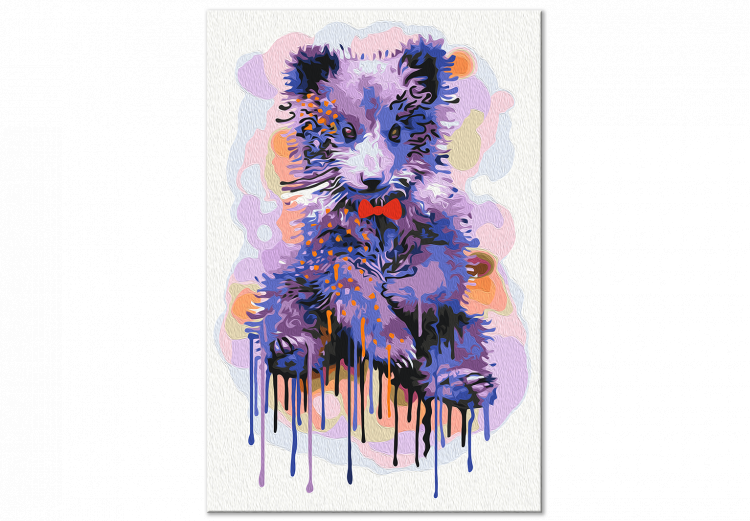 Paint by Number Kit Little Violet Bear Cub 143655 additionalImage 5