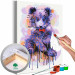 Paint by Number Kit Little Violet Bear Cub 143655