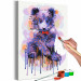 Paint by Number Kit Little Violet Bear Cub 143655 additionalThumb 6