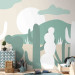 Wall Mural Desert Cacti - Minimalist Landscape in the Color of Sand and Green 145255 additionalThumb 6