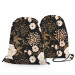 Backpack Floral elegance - composition with floral motif on a dark background 147355 additionalThumb 2