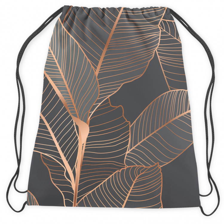 Backpack Chocolate ficus - a botanical glamour composition in shades of brown 147455 additionalImage 2
