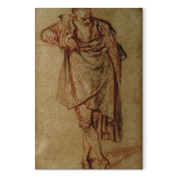 Canvas Man standing, leaning on a pedestal 154355 additionalImage 7