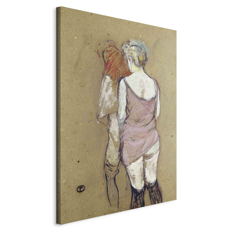 Canvas Two Semi-Nude Women at the Maison de la Rue des Moulins 157255 additionalImage 2