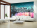 Wall Mural Painted New York - Nighttime Architecture against the Background of the Brooklyn Bridge 61655