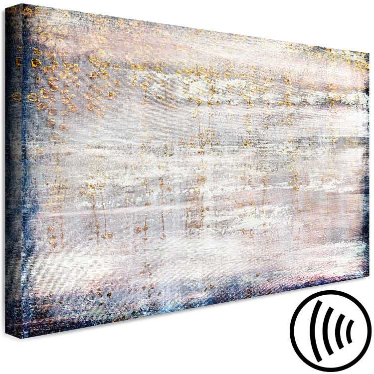 Canvas Horizontal Abstraction (1-piece) - horizontal arrangement of beige hues 143865 additionalImage 6