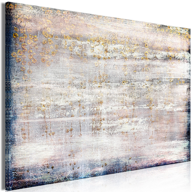 Canvas Horizontal Abstraction (1-piece) - horizontal arrangement of beige hues 143865 additionalImage 2