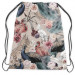 Backpack Courtyard beauty - ferns, roses and exotic birds on a beige background 147365 additionalThumb 2