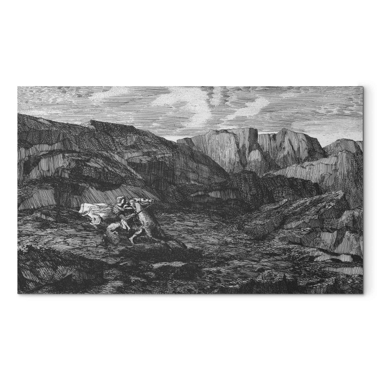 Canvas Horse and Rider 159165