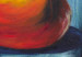 Canvas Still Life (3-piece) - Motif of red apples on a colorful background 48465 additionalThumb 3