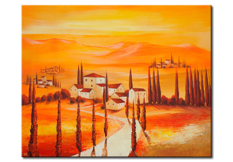 Canvas Tuscany's warmth 49665