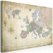 Canvas Map of Europe (1 Part) Wide 114075 additionalThumb 2