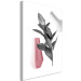 Canvas Leaves and vases - a modern composition with a botanical motif 123275 additionalThumb 2