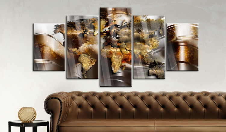 Acrylic Print Honey Continents [Glass] 92375 additionalImage 3