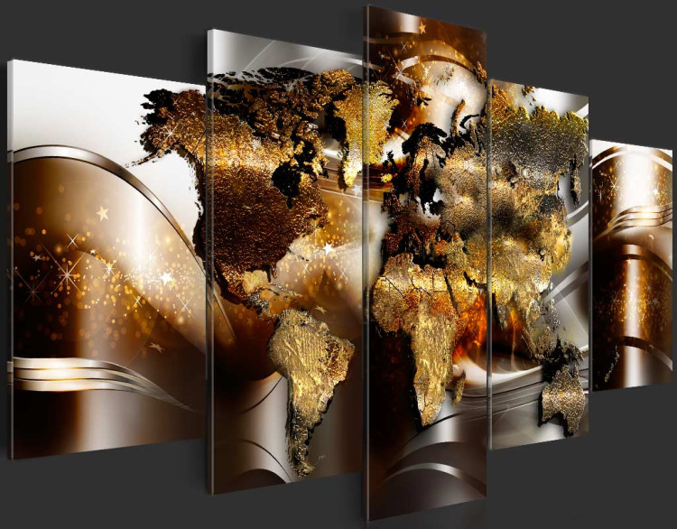 Acrylic Print Honey Continents [Glass] 92375 additionalImage 6
