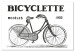 Canvas Old school vehicle - bicycle graphics in vintage line art style 115085