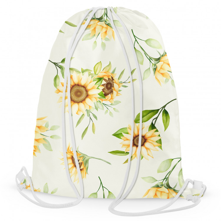 Backpack Falling sunflowers - vintage style flower arrangement 147385