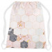 Backpack Marble hexagons - a marble glamour composition with golden pattern 147485 additionalThumb 2