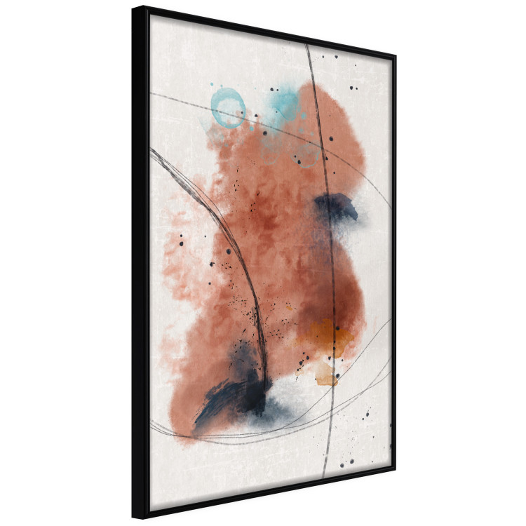 Poster Secret of the Future - artistic watercolor abstraction in blotches 137695 additionalImage 20