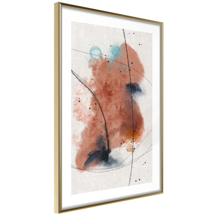 Poster Secret of the Future - artistic watercolor abstraction in blotches 137695 additionalImage 14