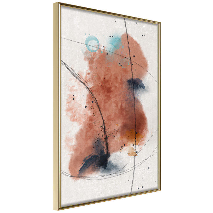 Poster Secret of the Future - artistic watercolor abstraction in blotches 137695 additionalImage 19